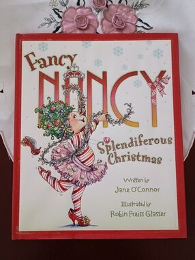 🌟 Autographed Copy!🌟 Fancy Nancy Splendiferous Christmas Hardcover Book